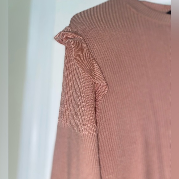 Forever 21 plus women ribbed fluttered sleeve top size 0X - Picture 2 of 4